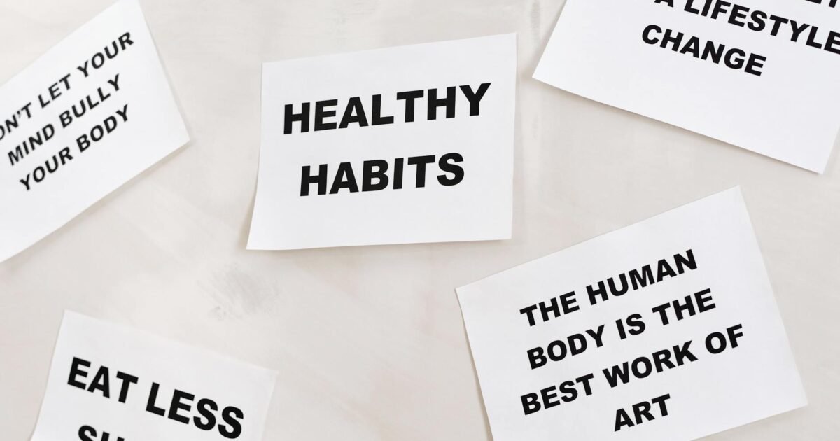 Build Healthy Habits for Sustainable Weight Loss